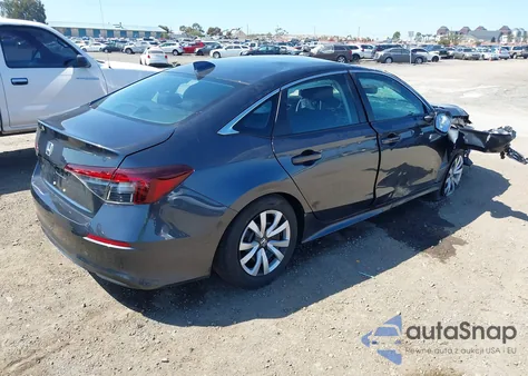 2025 Honda Civic Lx from USA, damaged, VIN 2HGFE2F2XSH566263